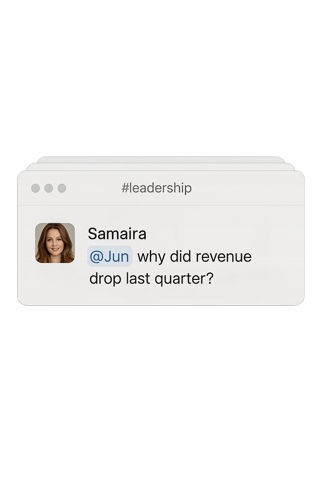 Ask Jun a question in Slack